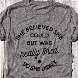 She believed she could!!